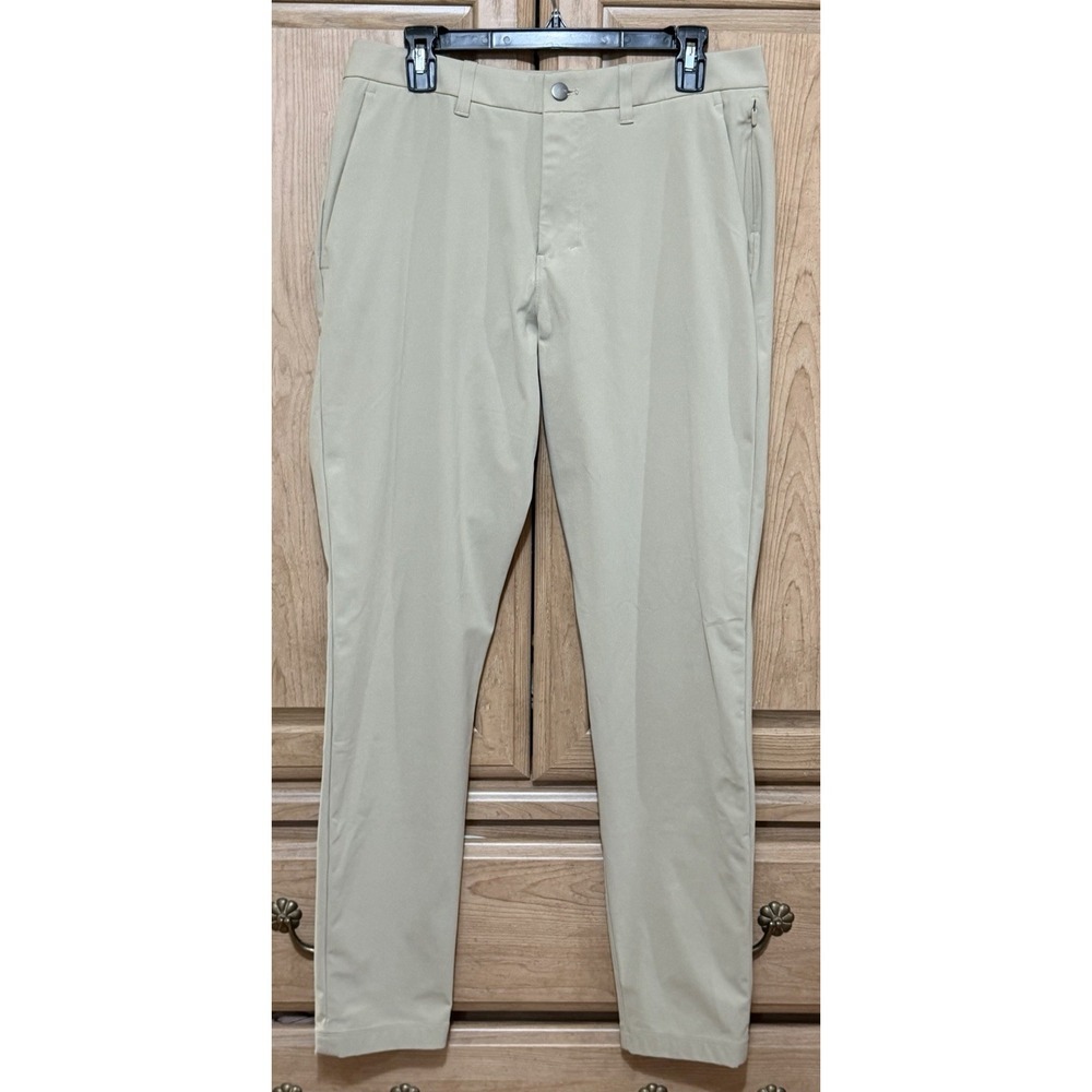 Lululemon Commission Pants Mens 32x32 Brown Performance Classic Fit Chino